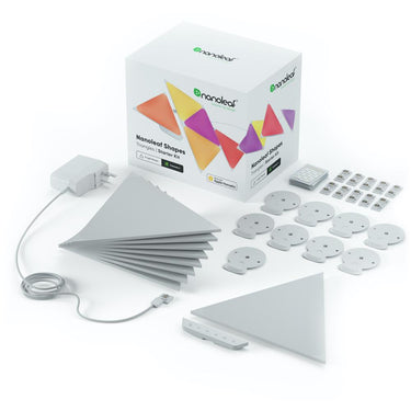 nanoleaf shapes - triangles starter kit (9 panels)